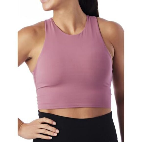 Avia Women's Low Support Trainer Crop Sports Bra - Mauve, Medium, AC - D/DD -NWT - Picture 1 of 3